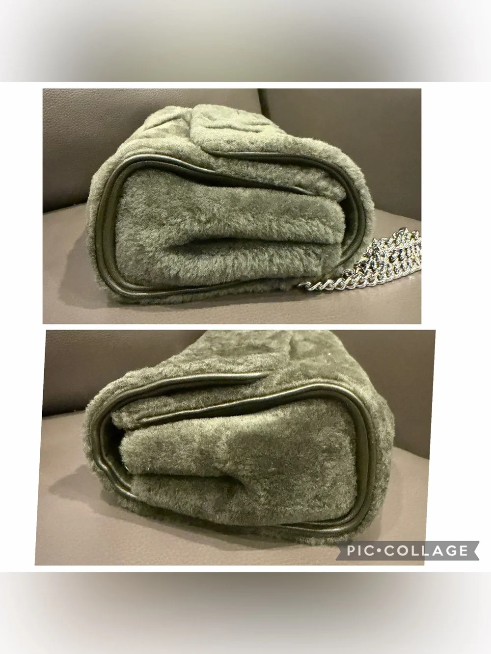 FLEMING SOFT SHEARLING CONVERTIBLE SHOULDER BAG